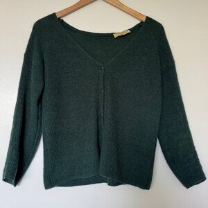 Sezane Barry Cardigan - Dark Green